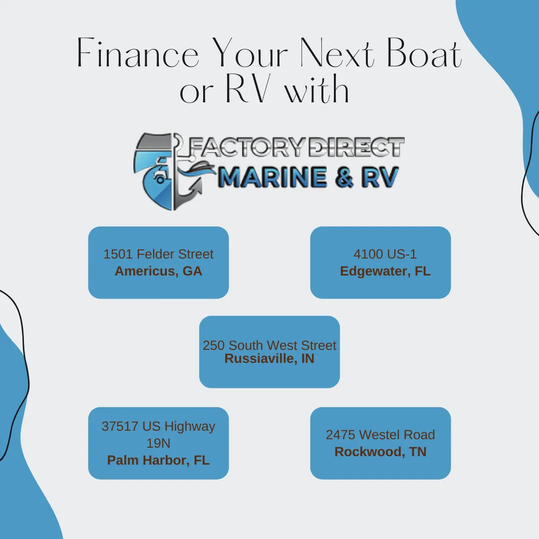 Finance Your Next Boat or RV with Factory Direct